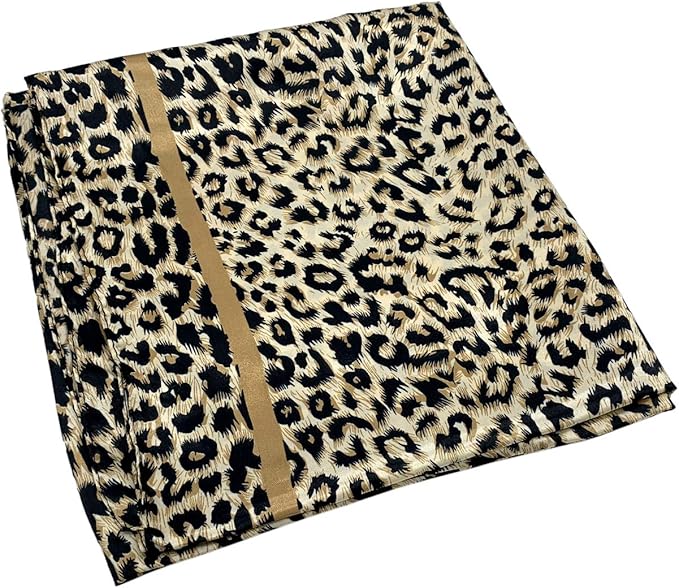 YOUR SMILE Silk Like Scarf Women's Fashion Pattern Large Square Satin Headscarf Headdress