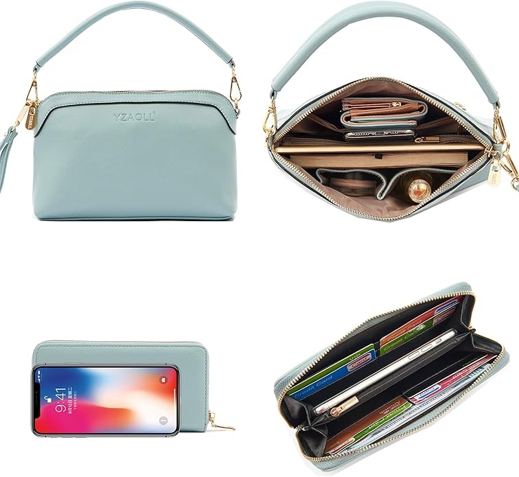 Women Large Crossbody Bags Ladies Satchel Shoulder Handbags Purse and Wallet Set for Women Totes Hobo Purses