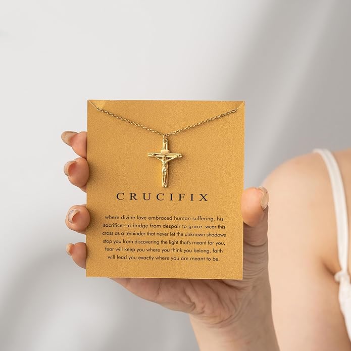 Baydurcan Dainty Gold Necklace for women - 14K Gold Plated Pendant Necklaces Gifts for Friends Sister Mother, Birthday, Christmas, Graduation, Inspirational Gifts