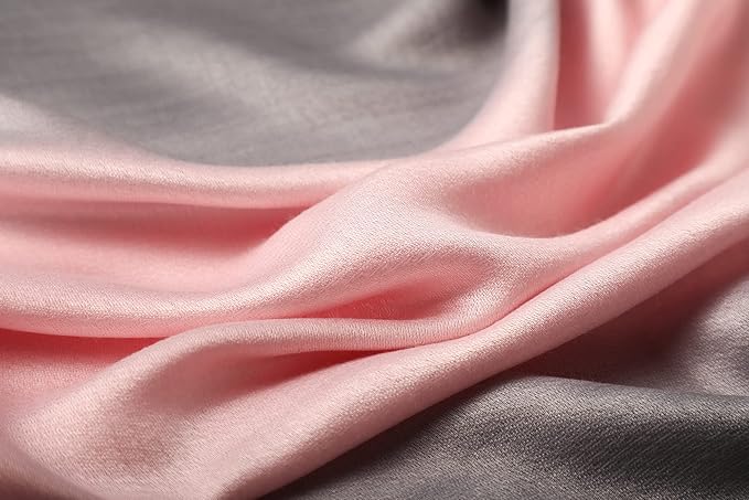WINCESS.YU Women Gradient Scarf Long Shawls and Wraps Fashion Plain Pashmina Formal Scarf