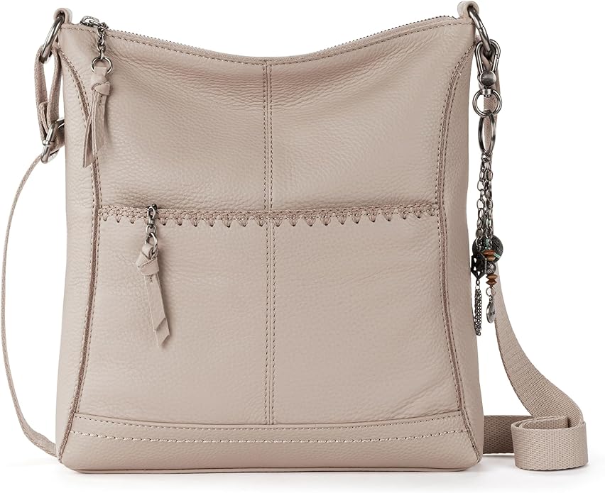 The Sak Lucia Crossbody Bag in Leather, Convertible Purse with Adjustable Strap