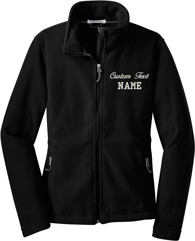 INK STITCH Women L217 Custom Stitching Embroidery Fleece Jackets - Multicolors