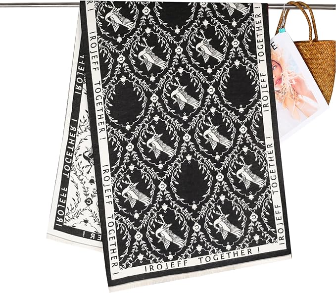 EXTREE Scarfs for Women Pashmina Silky Shawl Wrap for Evening Dressing Blanket Open Front Poncho Cape