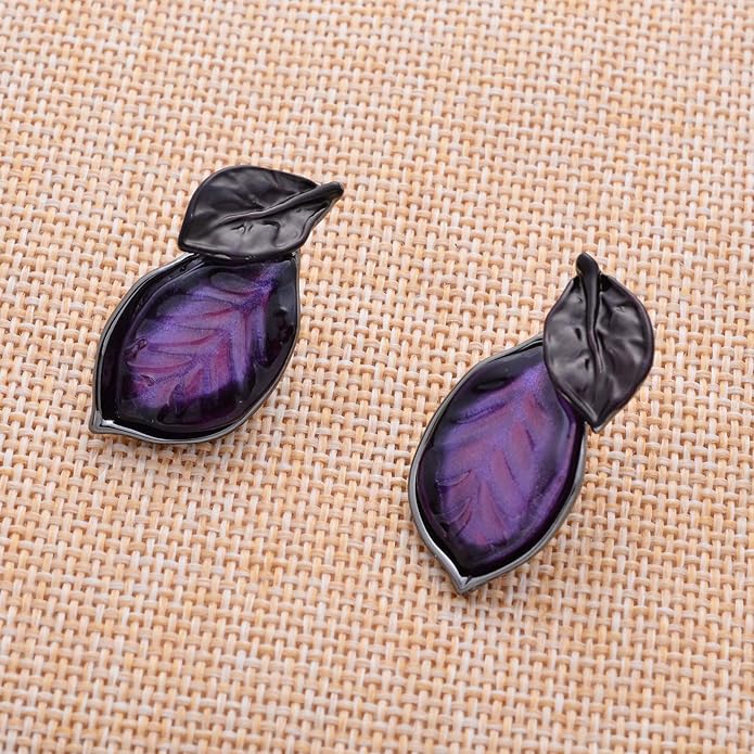 Vintage Statement Jewelry Set Leaf Floral Bohemian Boho Statement Necklace Earring Set Crystal Fashion Costume Jewelry