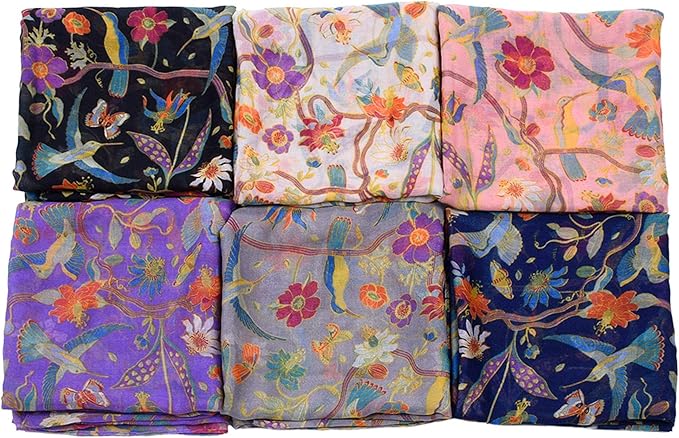 woogwin Women's Cotton Scarves Lady Light Soft Fashion Solid Scarf Wrap Shawl