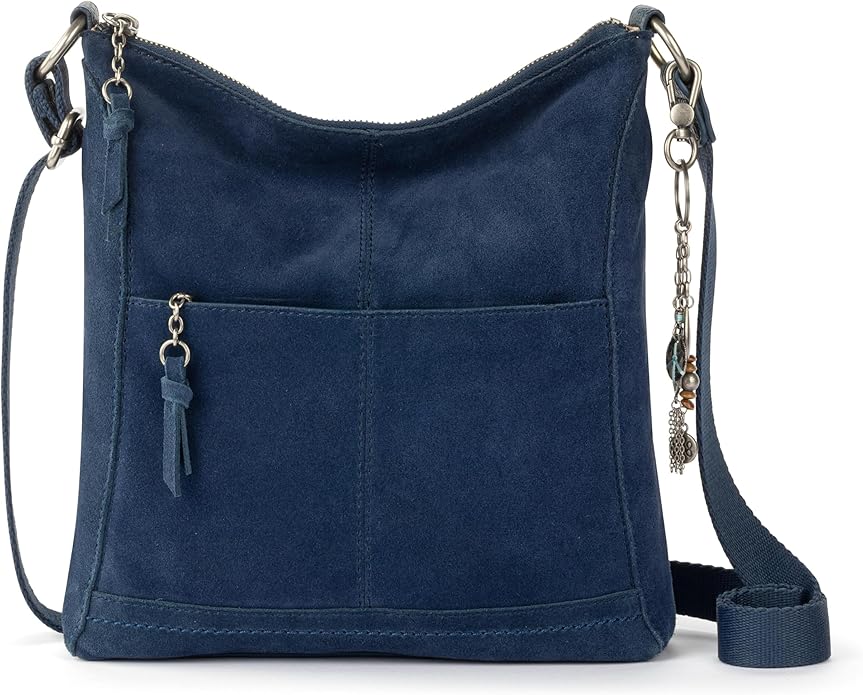 The Sak Lucia Crossbody Bag in Leather, Convertible Purse with Adjustable Strap