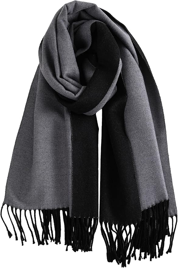 Winter Scarf for Women-Reversible Scarf with Cashmere-Like Softness 70x200cm - Warm Shawl Wrap -Pashmina Shawls Wrap