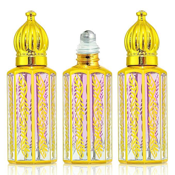 MR.A 3Pack Arabian Perfume for Women, Arabic Long Lasting Perfume Oil, Luxury Arab Parfume Oil for Women, Soft Parfume Arabe 1.2FL OZ baby purple, Pheromones Perfumes, Mini Perfumes Gift Set