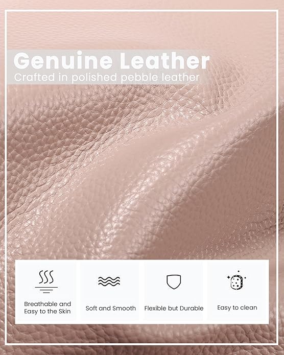 befen Small Genuine Leather Crossbody Bag for Women Trendy Crossbody Purses with RFID Blocking Card Slots