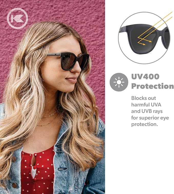 Knockaround Deja Views Polarized Sunglasses for Women & Men - Trendy Sunglasses - UV400 Protection