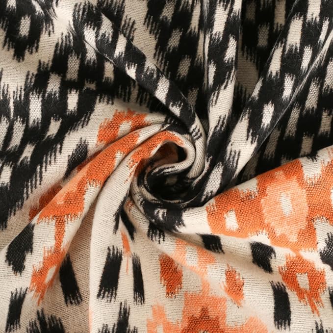 EXTREE Scarfs for Women Pashmina Silky Shawl Wrap for Evening Dressing Blanket Open Front Poncho Cape