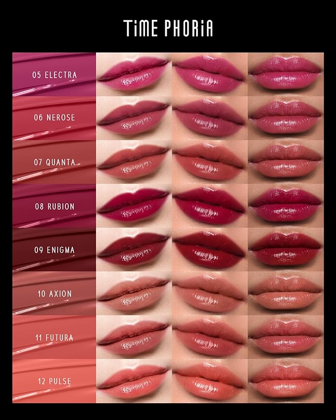 Stellar Dust Lip Stain 01 Calyptra, Transfer-Proof & Smudge-Proof Lip Gloss, Nude Brown Tinted Glossy Finish, High-Pigment Vibrant Color, Hydrating Lightweight Long-Lasting Lip Makeup
