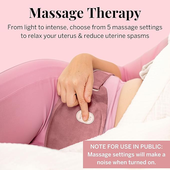 Pixie Period Heating Pad for Cramps - Thinnest Wearable Heating Pad for Feminine Care - Unnoticeable Under Clothes - Best Portable Pain Relief Heat Belt On The Market - Hours of Menstrual Pain Relief