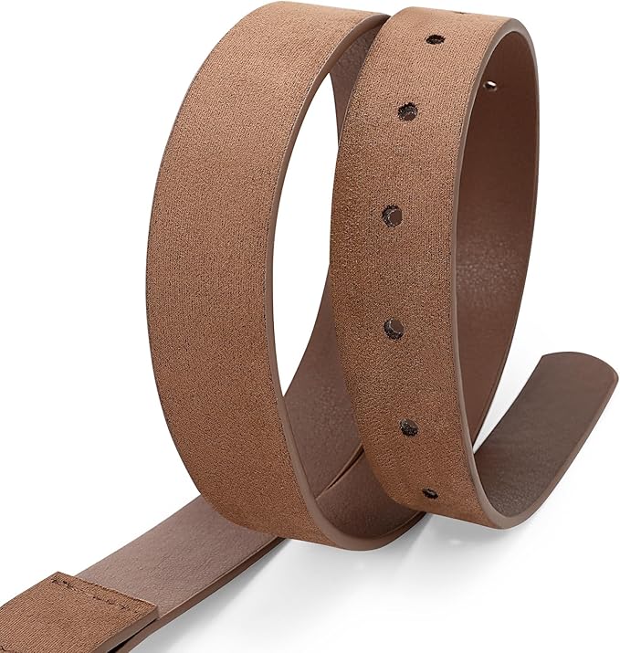 XZQTIVE Women's Leather Belts for Jeans Dress Pants Black Brown Belts for Women Ladies Waist Belts with Gold Buckle