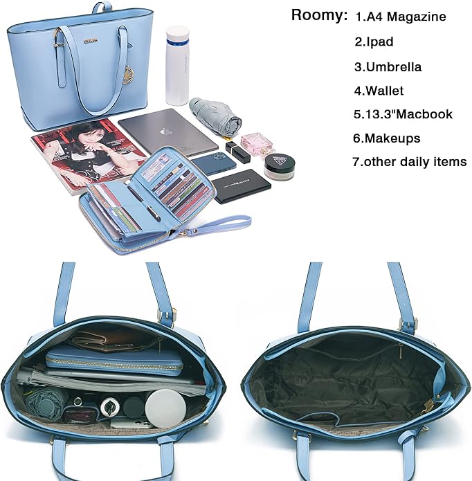 Purses And Wallets Set For Women Work Tote Satchel Handbags Shoulder Bag Top Handle Totes Purse With Matching Wallet