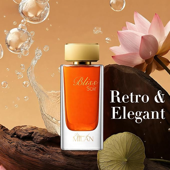 BLISS SOIR, Women Cologne, Long Lasting EDP, Passionate Allure & Luxurious Elegance, Daily Fragrance for Women, 3.4 Fl Oz