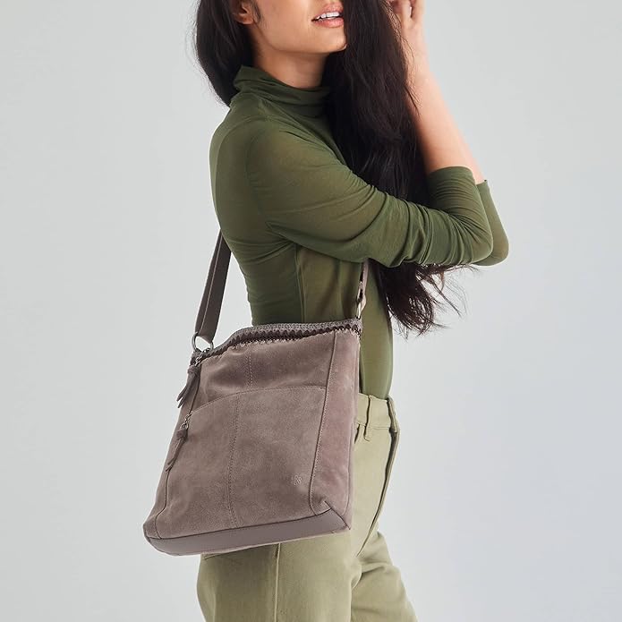 The Sak Lucia Crossbody Bag in Leather, Convertible Purse with Adjustable Strap