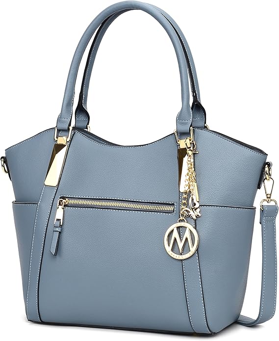 MKF Collection Tote Bag for Women Vegan Leather Shoulder Bag – Top-Handle Purse, Ladies Handbag by Mia K