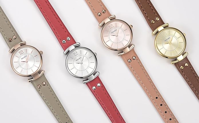 Women's Leather Strap Watch, Womens Watch Wristwatch for Women