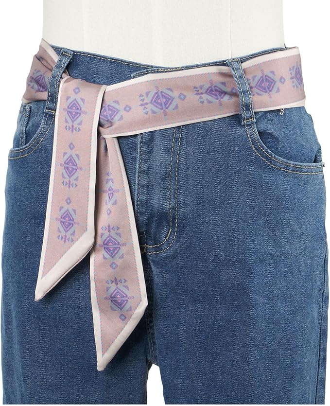Solid Color Neck Scarf Purse Narrow Scarf Handbags Skinny Twill Hair Scarves Women Fashion Accessories Bag Charms