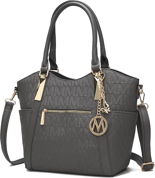 MKF Collection Tote Bag for Women Vegan Leather Shoulder Bag – Top-Handle Purse, Ladies Handbag by Mia K