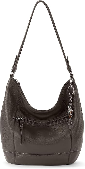 The Sak Sequoia Hobo Bag - Premium Large Leather Women's Handbag for Everyday & Travel - Durable Purse With Zipper Pocket