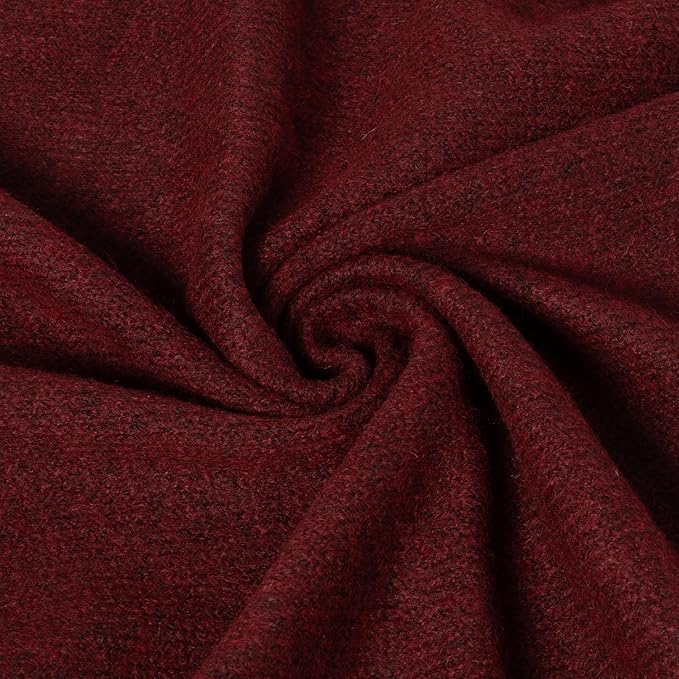 RIIQIICHY Shawl Wrap Women Pashmina Triangle Cape Knit Sweater Scarf for Fall Winter Fashion Accessory