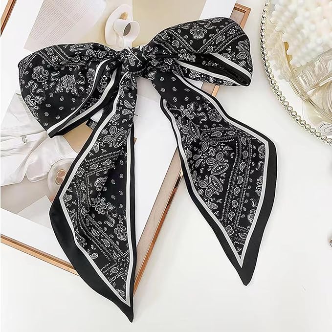 Hair Scarf for Women Silky Satin Headscarf Neck Scarves for Handbag Accessory