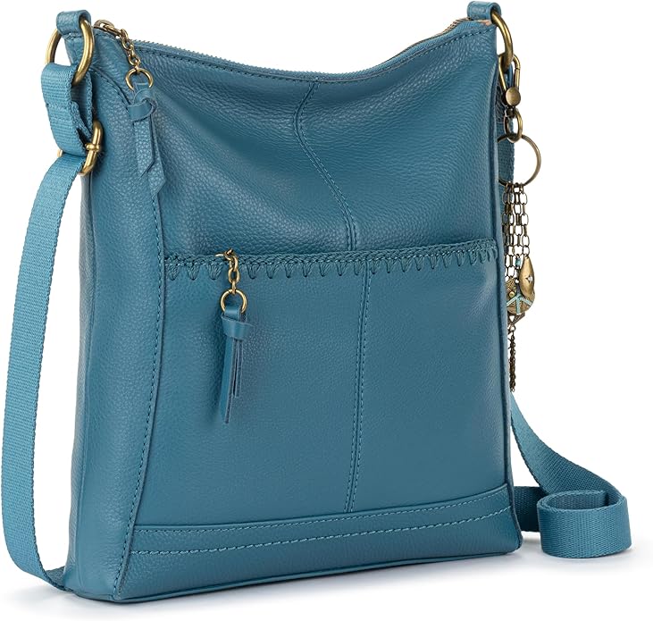 The Sak Lucia Crossbody Bag in Leather, Convertible Purse with Adjustable Strap