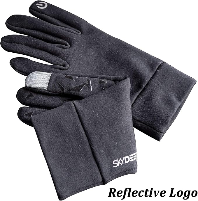 SKYDEER Winter Gloves with Soft Deerskin Suede Leather & Thermal Polar Fleece & Warm 3M Thinsulate Insulation (SD8661T)