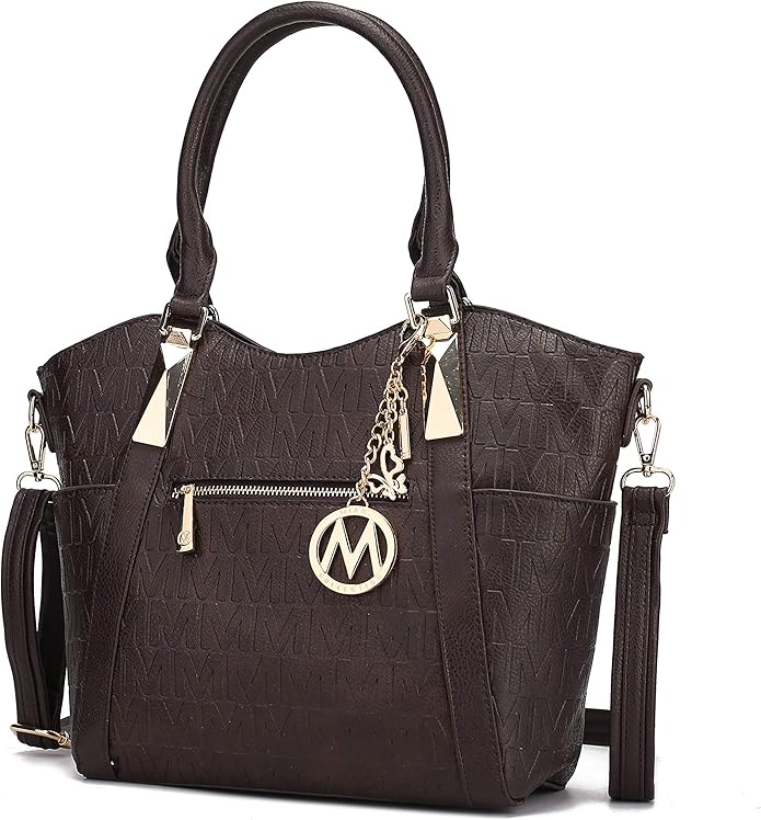 MKF Collection Tote Bag for Women Vegan Leather Shoulder Bag – Top-Handle Purse, Ladies Handbag by Mia K
