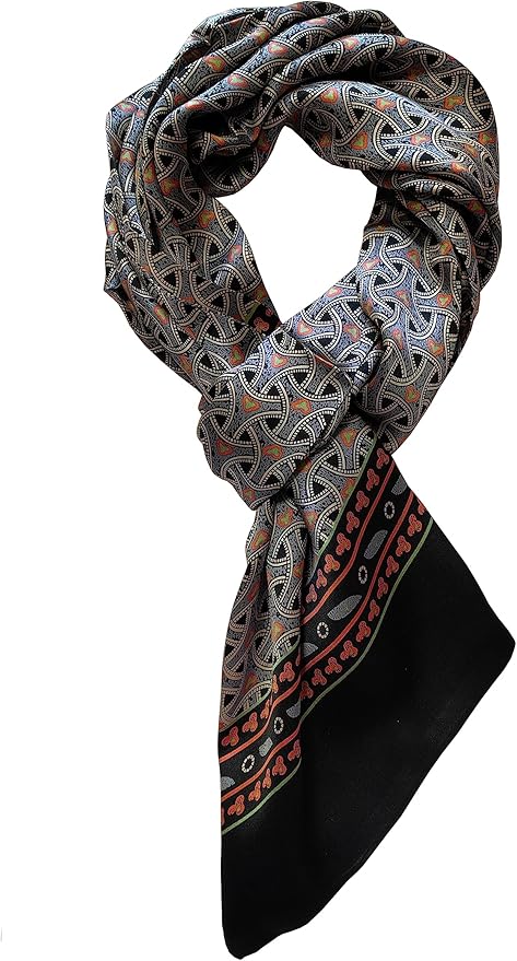 63 inches Man's 100 Pure silk scarf wrap Accessory gift