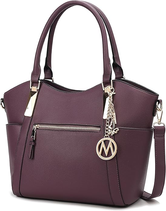 MKF Collection Tote Bag for Women Vegan Leather Shoulder Bag – Top-Handle Purse, Ladies Handbag by Mia K