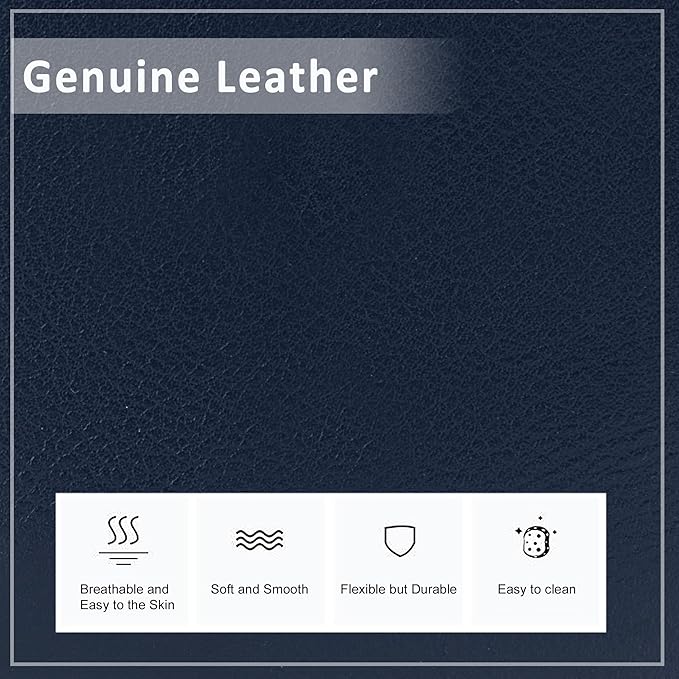 befen Genuine Leather Wristlet Clutch for Women Ultra-Slim Ladies Credit Card Holder Wallet Purses with RFID Protection