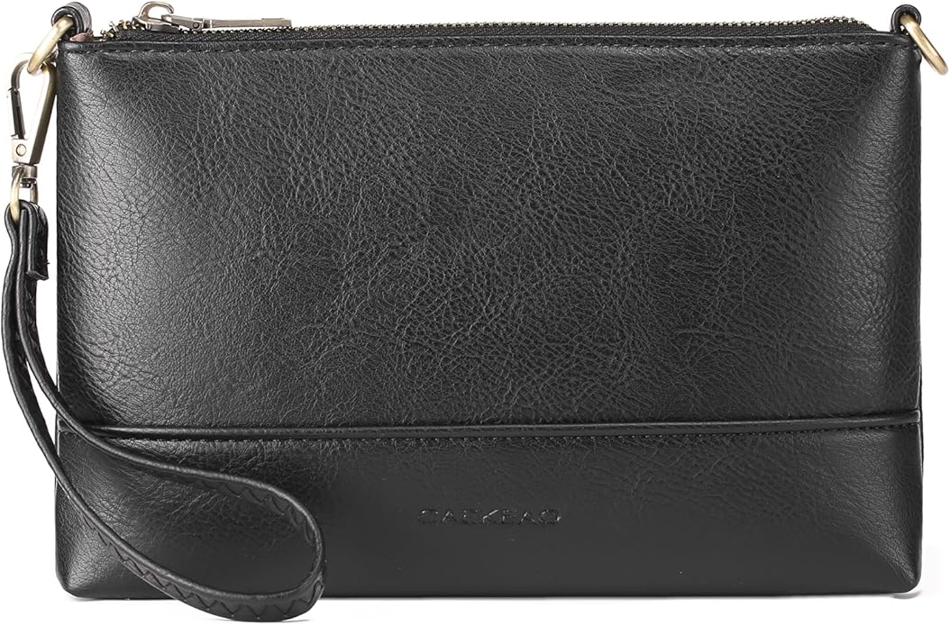 GAEKEAO Wristlet Wallet Clutch Purses For Women Small Crossbody Bag Cell Phone Wallet Purse Shoulder Handbag with Card Slots
