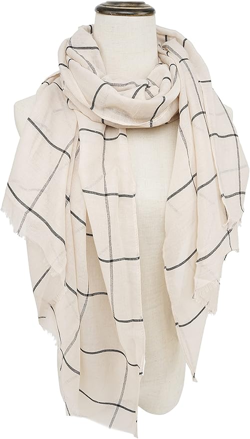 YOUR SMILE Ladies/Women's Lightweight Floral Print/Solid Color mixture Shawl Scarf For Spring Summer season