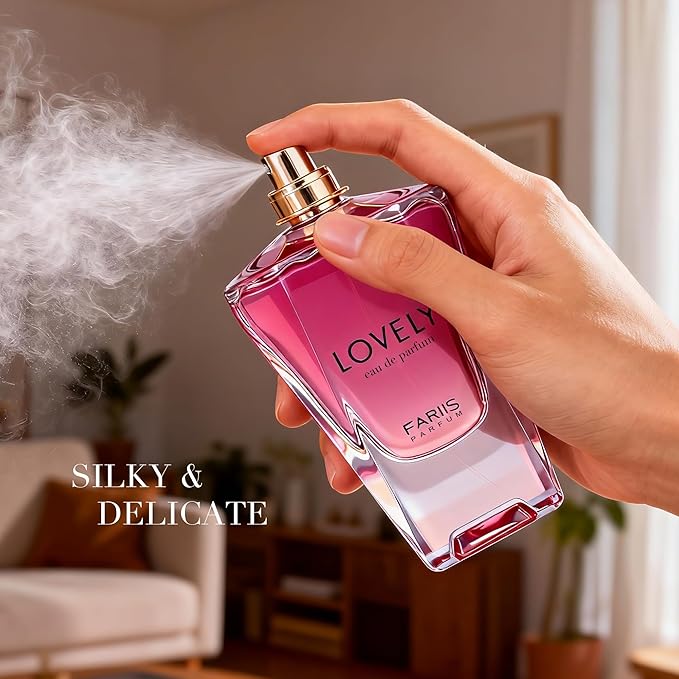 LOVELY WOMEN Premium Gift Eau de Parfum 100ml Cologne-Style Floral Bergamot & Tuberose Feminine Fragrance