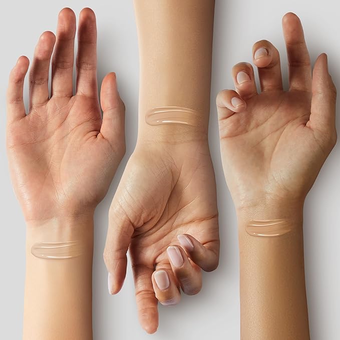 Glo Skin Beauty Luminous Liquid Mineral Foundation Makeup with SPF 18 (Café) - Improves Uneven Skin Tone, Smooths & Corrects Imperfections, Sheer to Medium Coverage, Dewy Finish