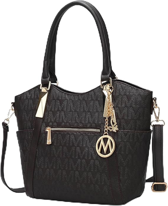 MKF Collection Tote Bag for Women Vegan Leather Shoulder Bag – Top-Handle Purse, Ladies Handbag by Mia K