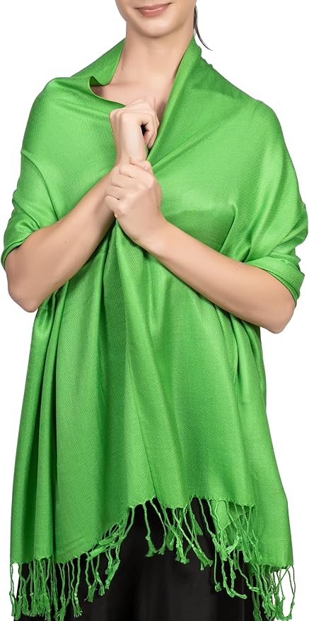 Achillea Soft Silky Pashmina Scarf for Women – Shawl Wrap for Evening Dresses, Bridesmaids, Weddings & Everyday Wear