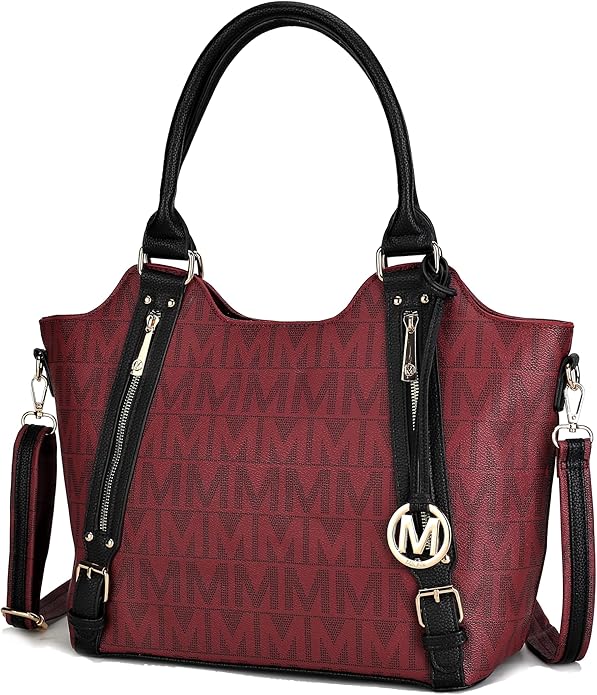 MKF Collection Tote Bag for Women Vegan Leather Shoulder Bag – Top-Handle Purse, Ladies Handbag by Mia K