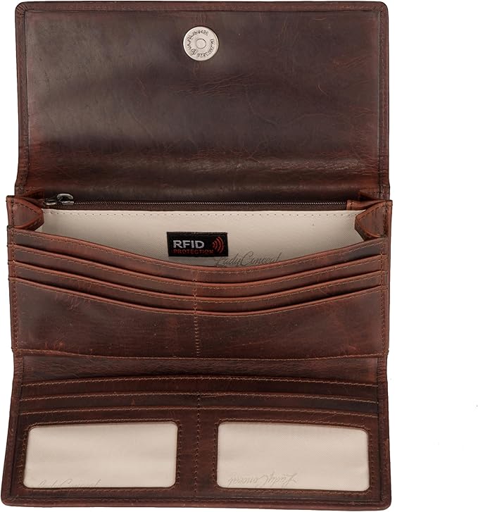 Hope RFID Leather Laced Wallet