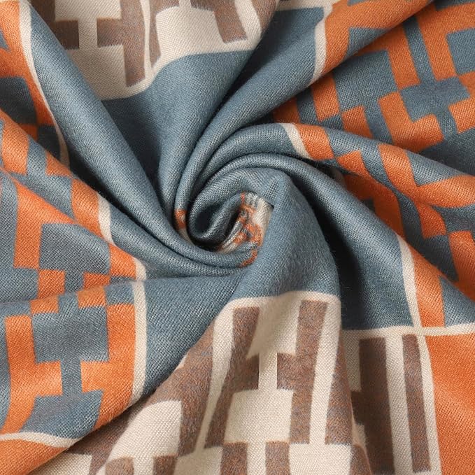 EXTREE Scarfs for Women Pashmina Silky Shawl Wrap for Evening Dressing Blanket Open Front Poncho Cape