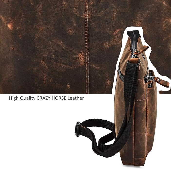 Real Leather Purse for Women Crossbody Bag Travel Shoulder Handbag Small Vintage Pocketbook | Real Leather, Travel, Shoulder, Small, Vintage
