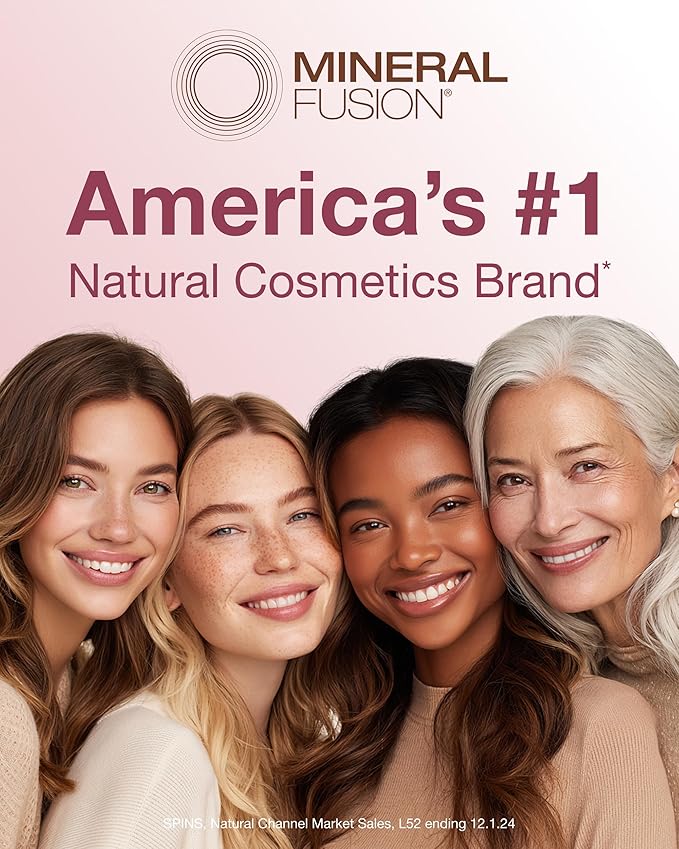 Mineral Fusion So Ageless Fanned Out Volume Mascara (Black) - Conditioning Formula For Look of Thicker, Longer Lashes - Hypoallergenic With Peptides - Smudge Proof