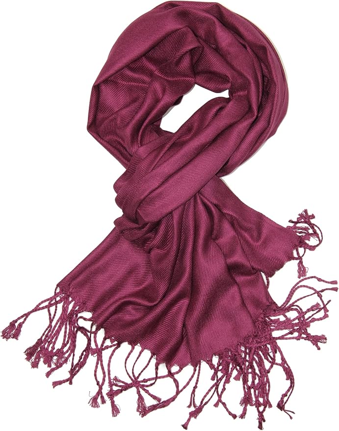 Achillea Soft Silky Pashmina Scarf for Women – Shawl Wrap for Evening Dresses, Bridesmaids, Weddings & Everyday Wear