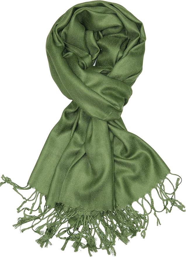 Achillea Soft Silky Pashmina Scarf for Women – Shawl Wrap for Evening Dresses, Bridesmaids, Weddings & Everyday Wear