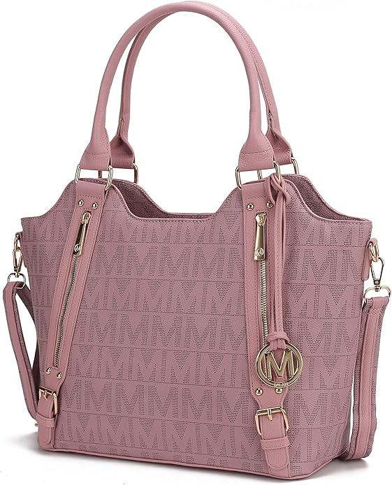 MKF Collection Tote Bag for Women Vegan Leather Shoulder Bag – Top-Handle Purse, Ladies Handbag by Mia K