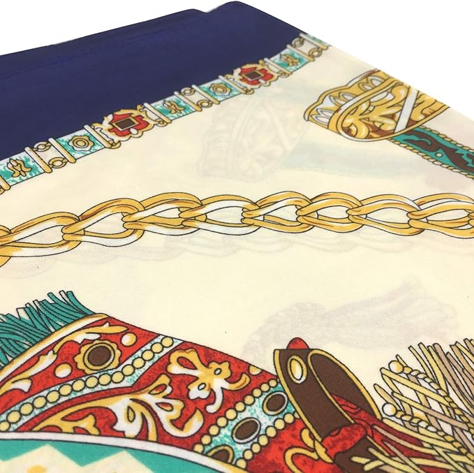 YOUR SMILE Silk Like Scarf Women's Fashion Pattern Large Square Satin Headscarf Headdress