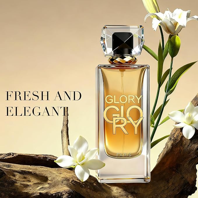 GLORY Vanilla Cologne-Style Perfume for Women 100ml Rum & Citrus Feminine Fragrance Gift Luxe Leather & Woody Perfume